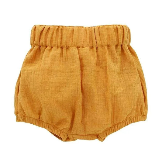 Mustard  Muslin Cotton Bloomers