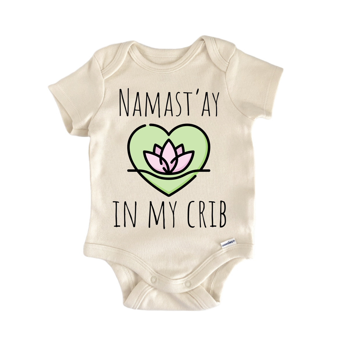 Namaste Hindu Lotus Newborn Baby Onesie® Onesie®