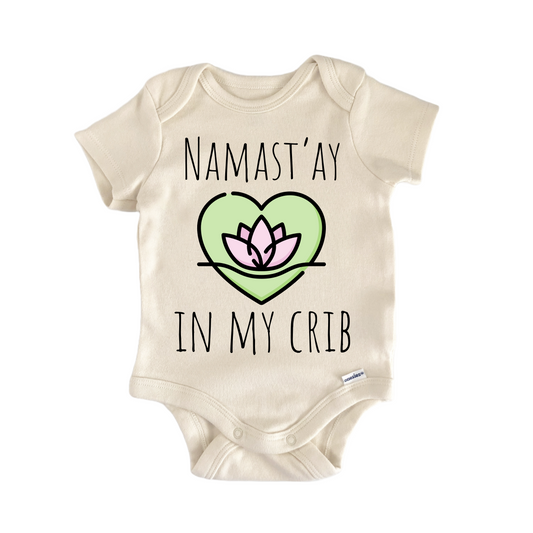 Namaste Hindu Lotus Newborn Baby Onesie® Onesie®