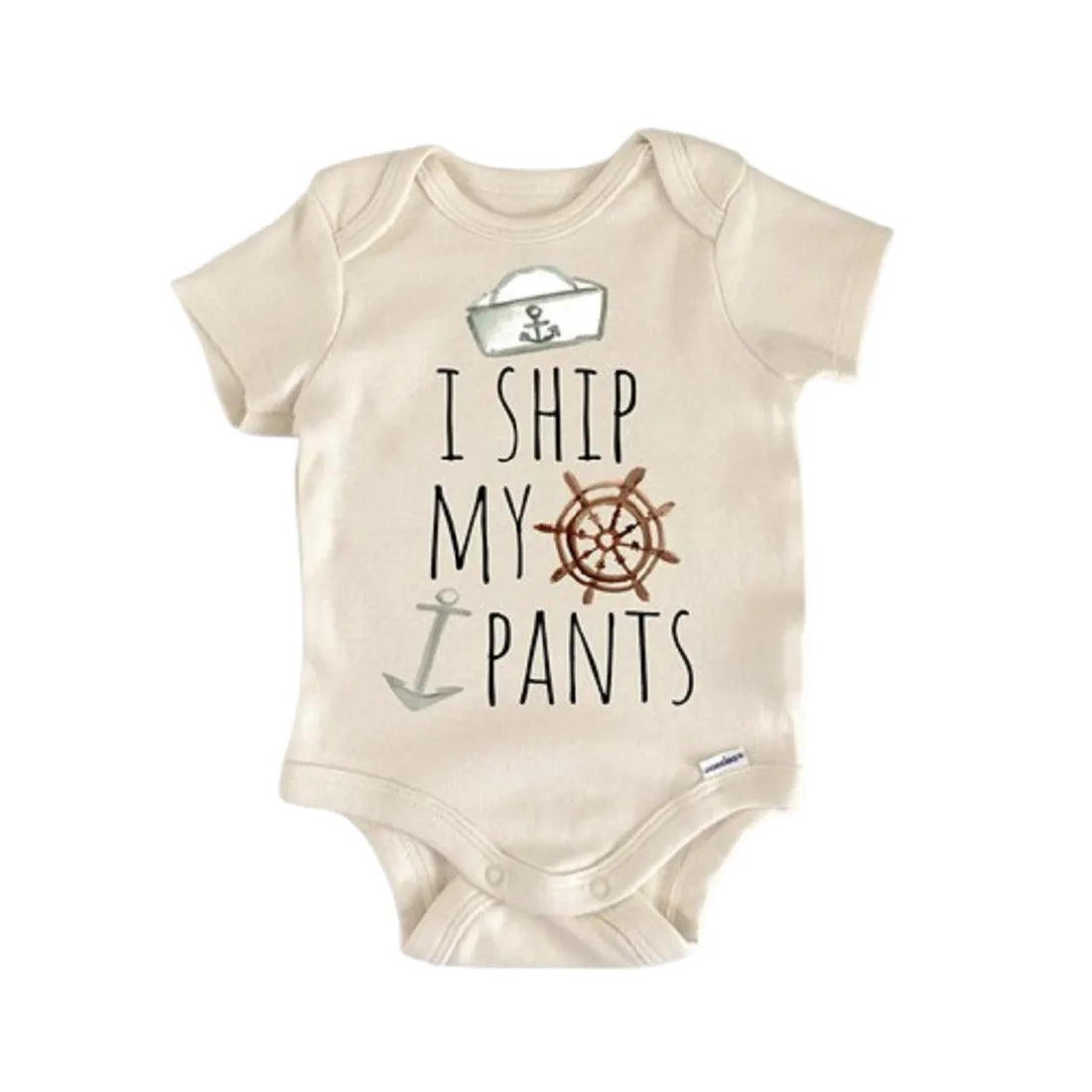 Nautical Summer Beach Newborn Baby Onesie® Onesie®
