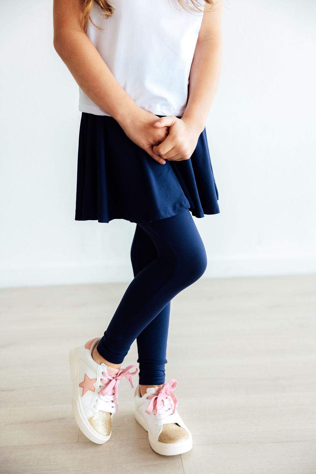 Navy Twirl Skegging
