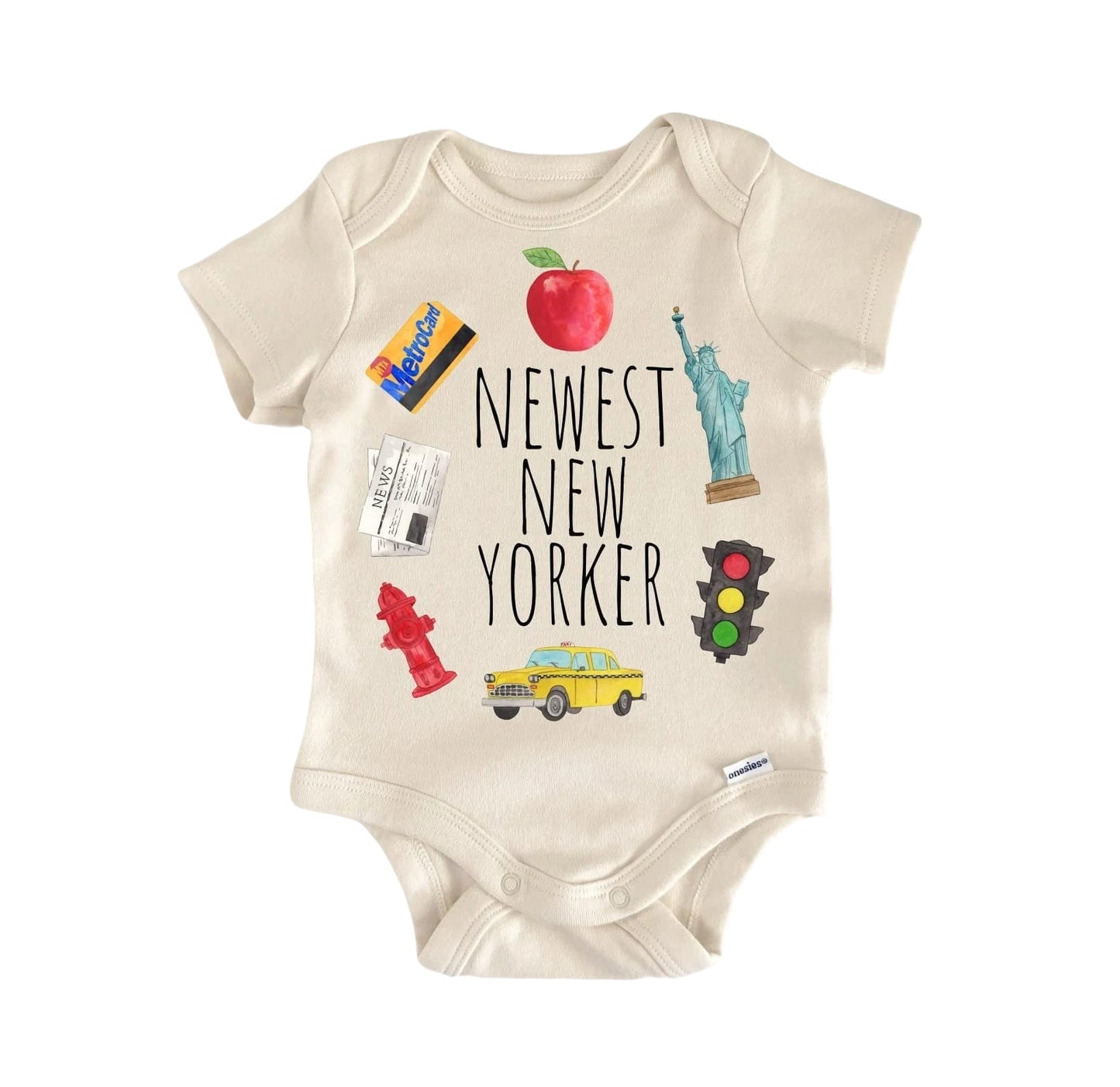 New York City Ny Newborn Baby Onesie® Onesie®
