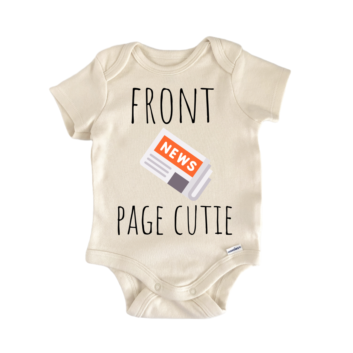 Newspaper Journalist Newborn Baby Onesie® Onesie®