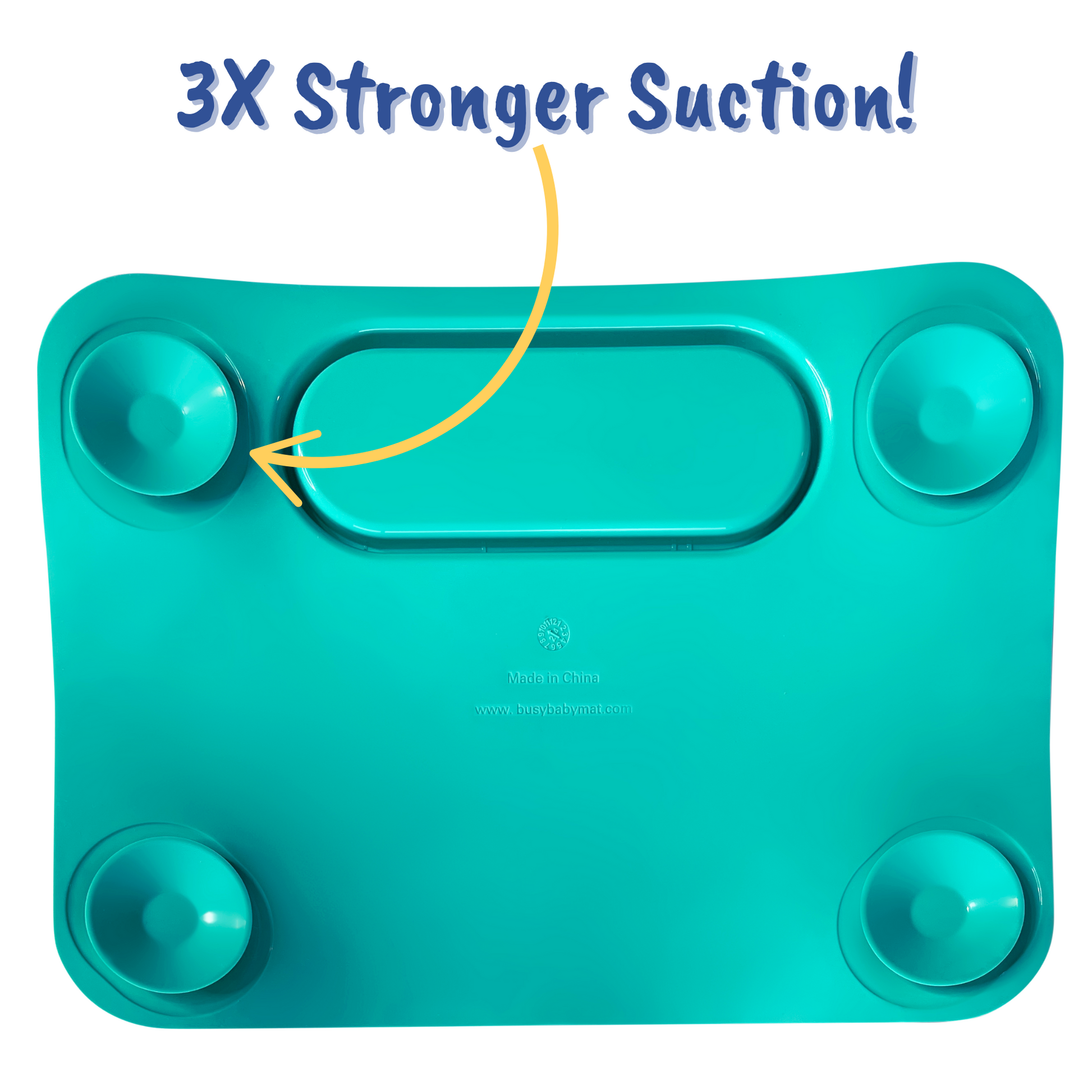 Original Mat with Toy Straps mat side view