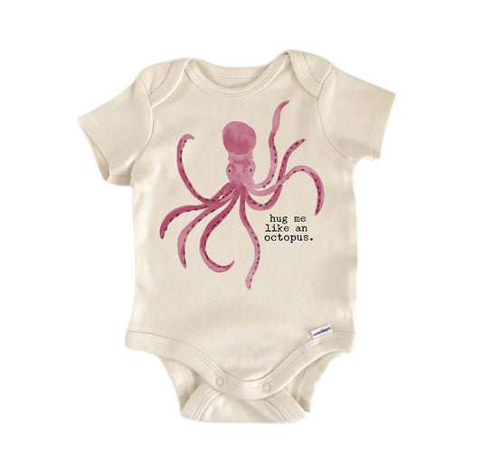 Octopus Ocean Seafood Newborn Baby Onesie®