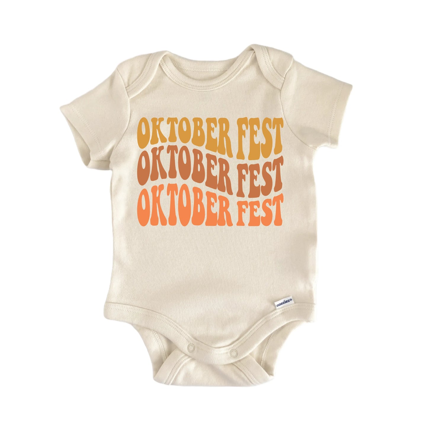 Oktoberfest German Groovy Newborn Baby Onesie® Onesie®