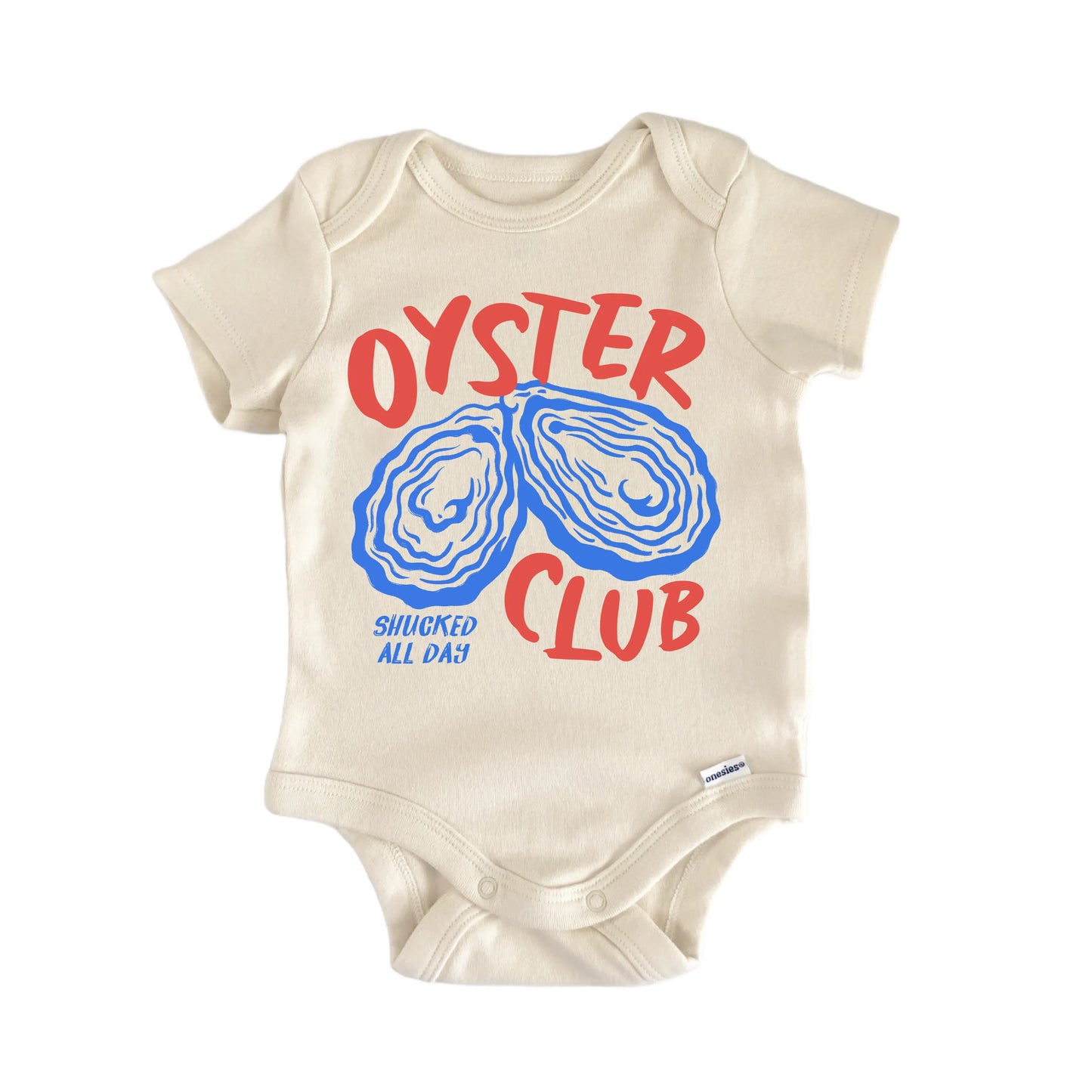 Oyster Shuck Retro Boho Newborn Baby Onesie® Onesie®