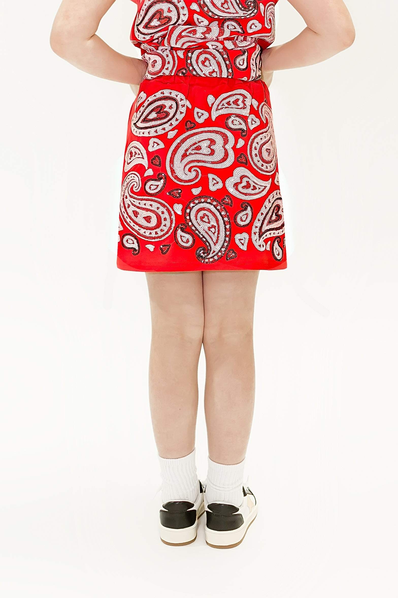 Paisley Skort, back view