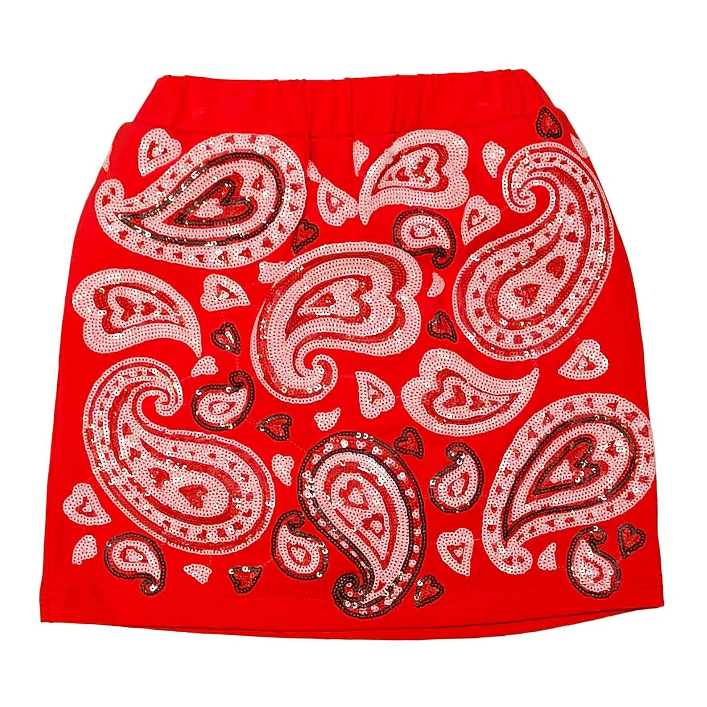 Paisley Skort, fabric and material close-up
