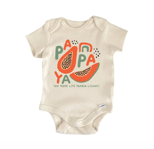 Papaya Fruit Retro Newborn Baby Onesie®