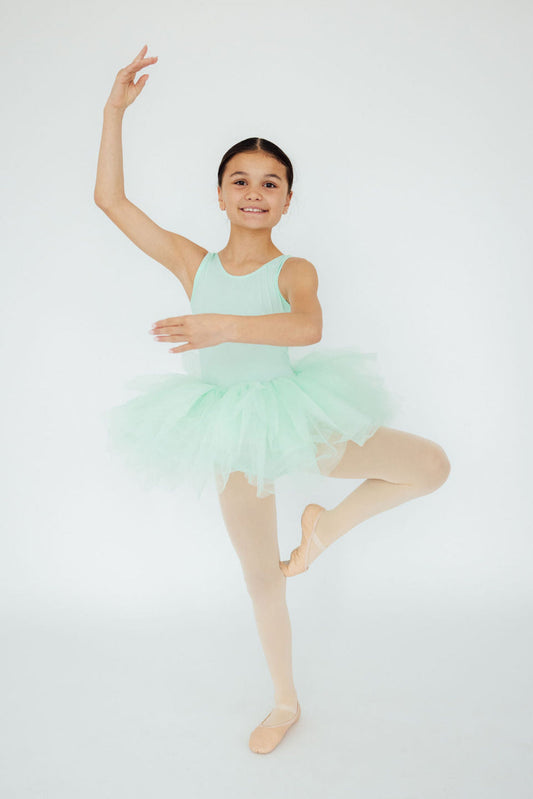 Pastel Green Tank Tutu Leotard