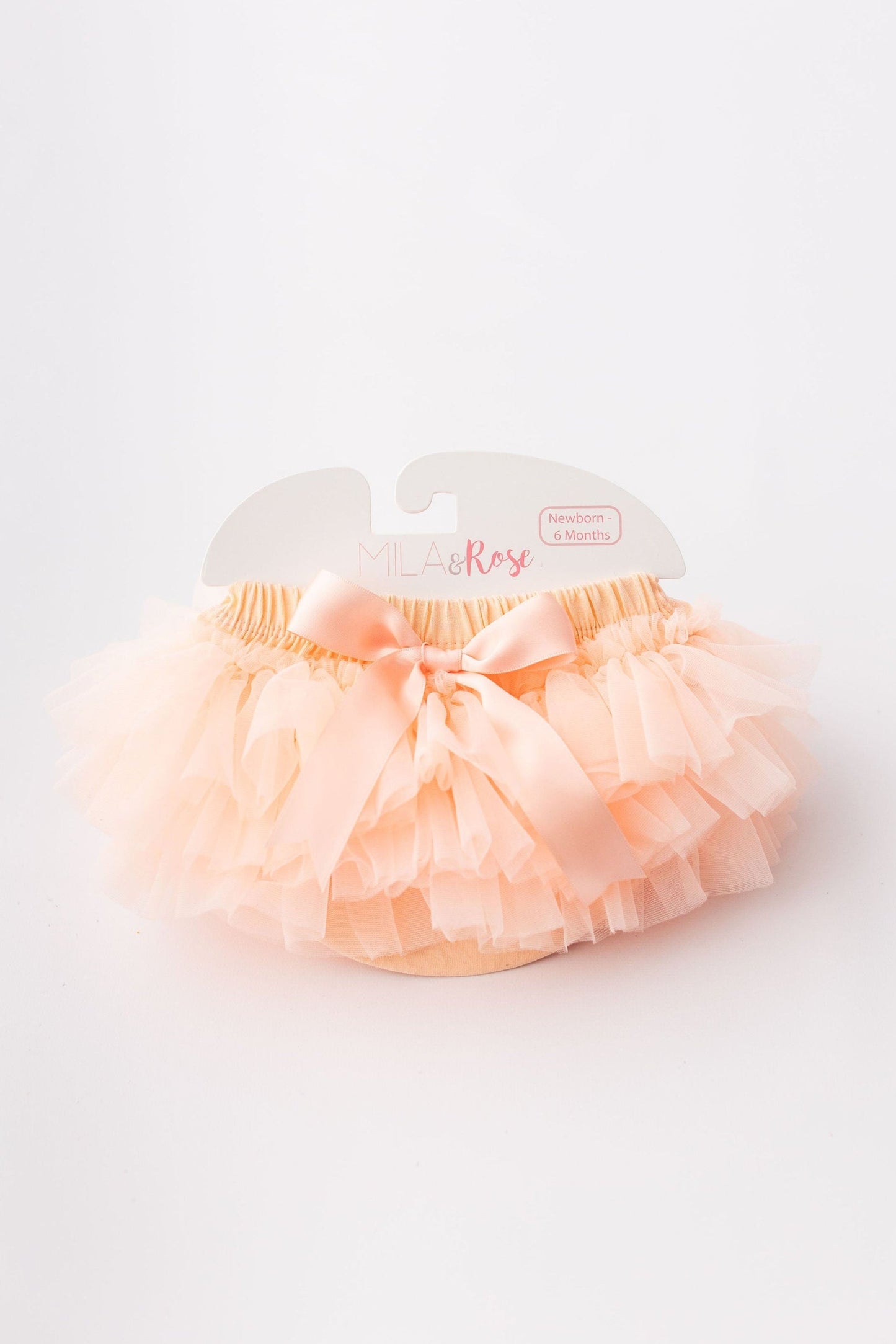 Peach tutu bloomer front view
