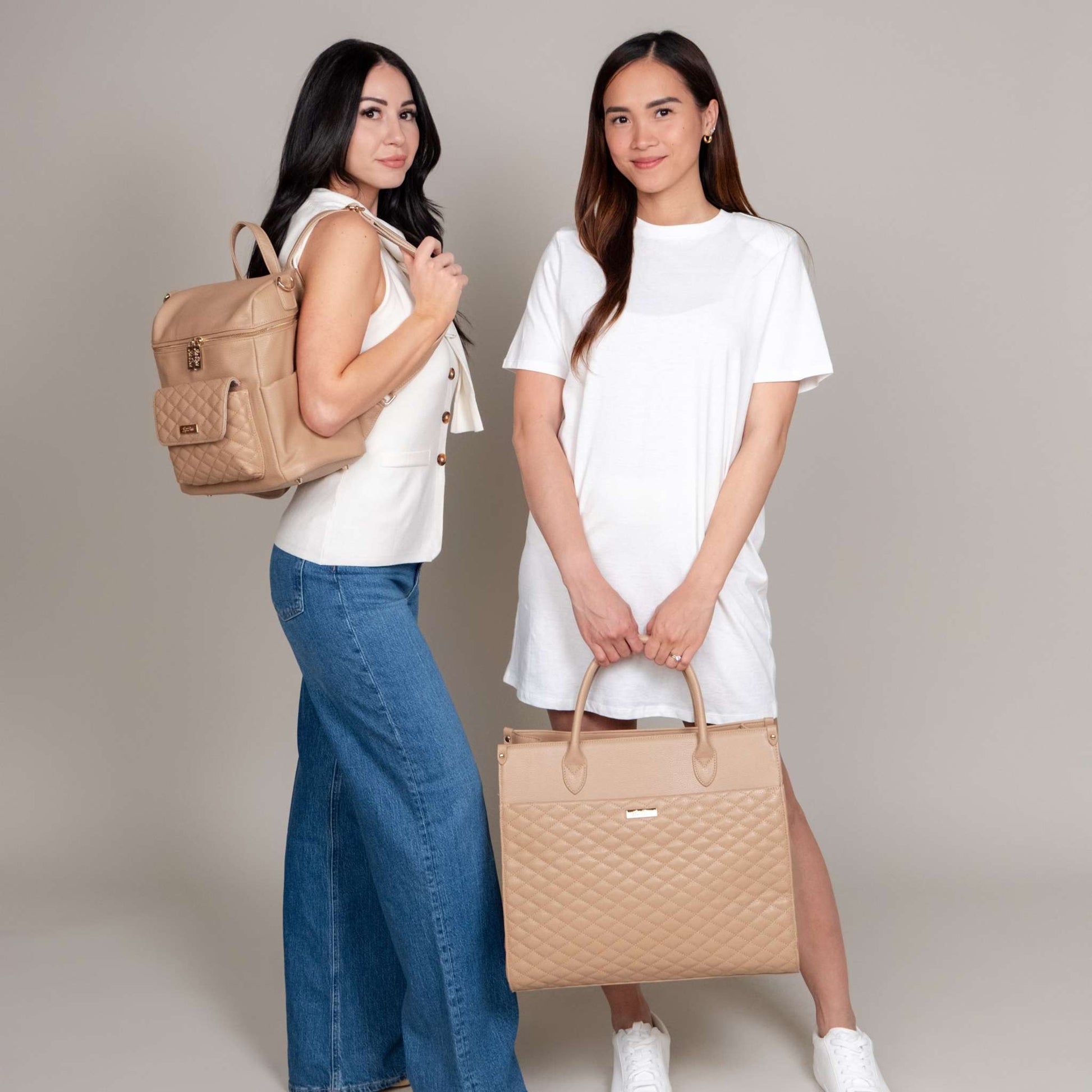 Petit Monaco Diaper Bag | Latte