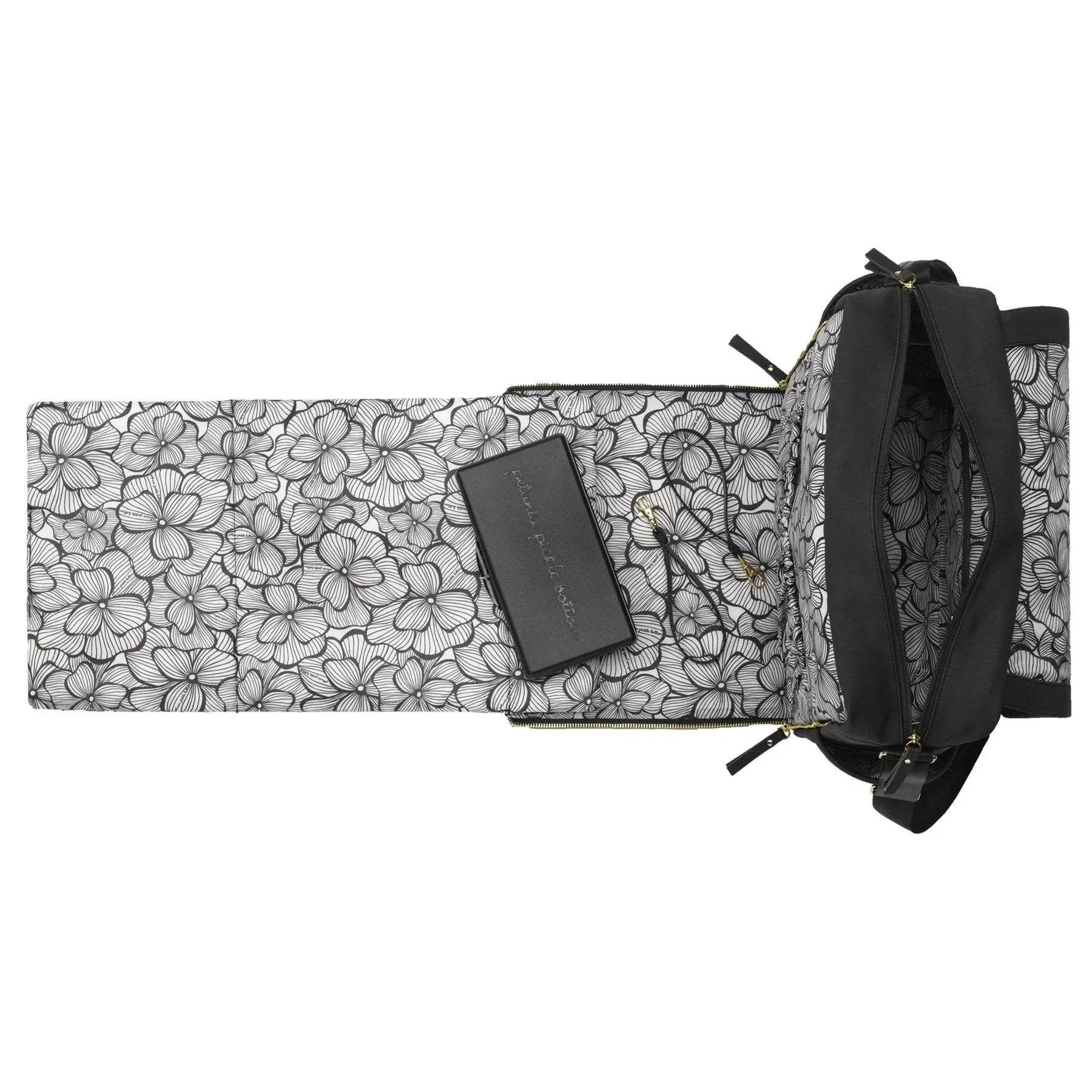 Petunia Pickle Bottom Black Matte Leatherette - Boxy