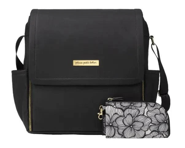 Petunia Pickle Bottom Black Matte Leatherette - Boxy