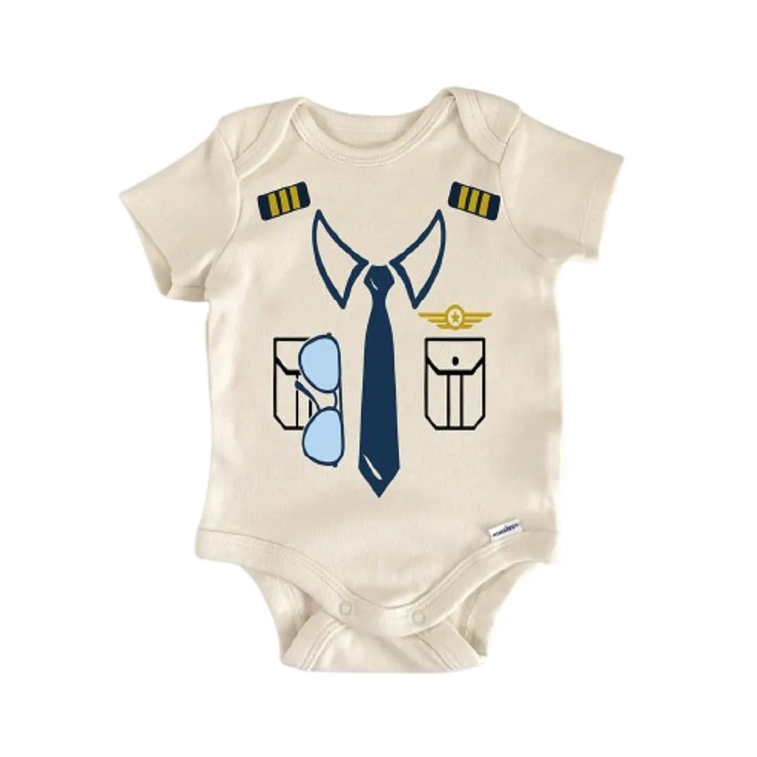 Pilot Copilot Airplane Newborn Baby Onesie® Onesie®