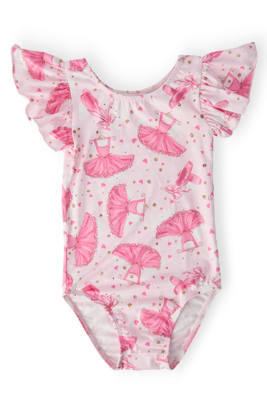 Pirouette S/S Flutter Sleeve Leotard