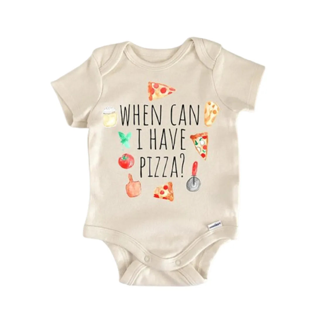 Pizza Foodie Slice Newborn Baby Onesie® Onesie®