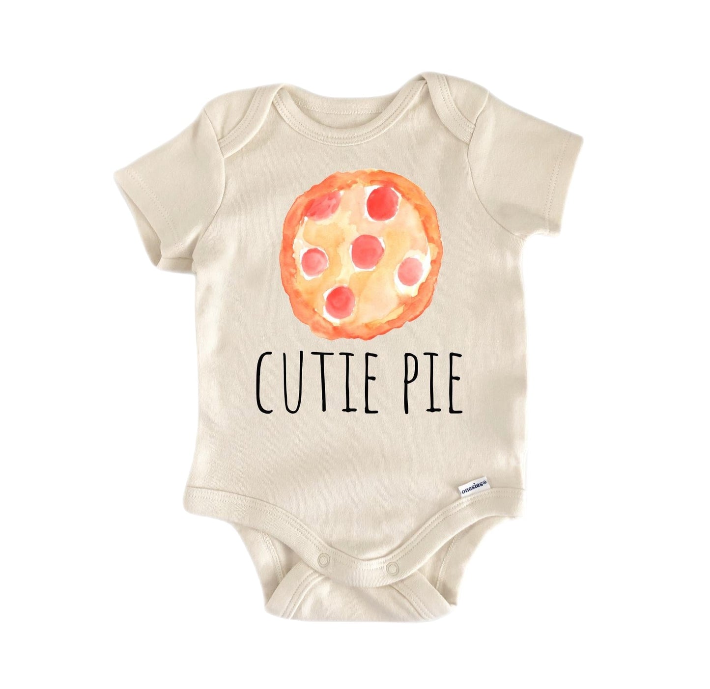 Pizza Pie Heart Newborn Baby Onesie® Onesie®