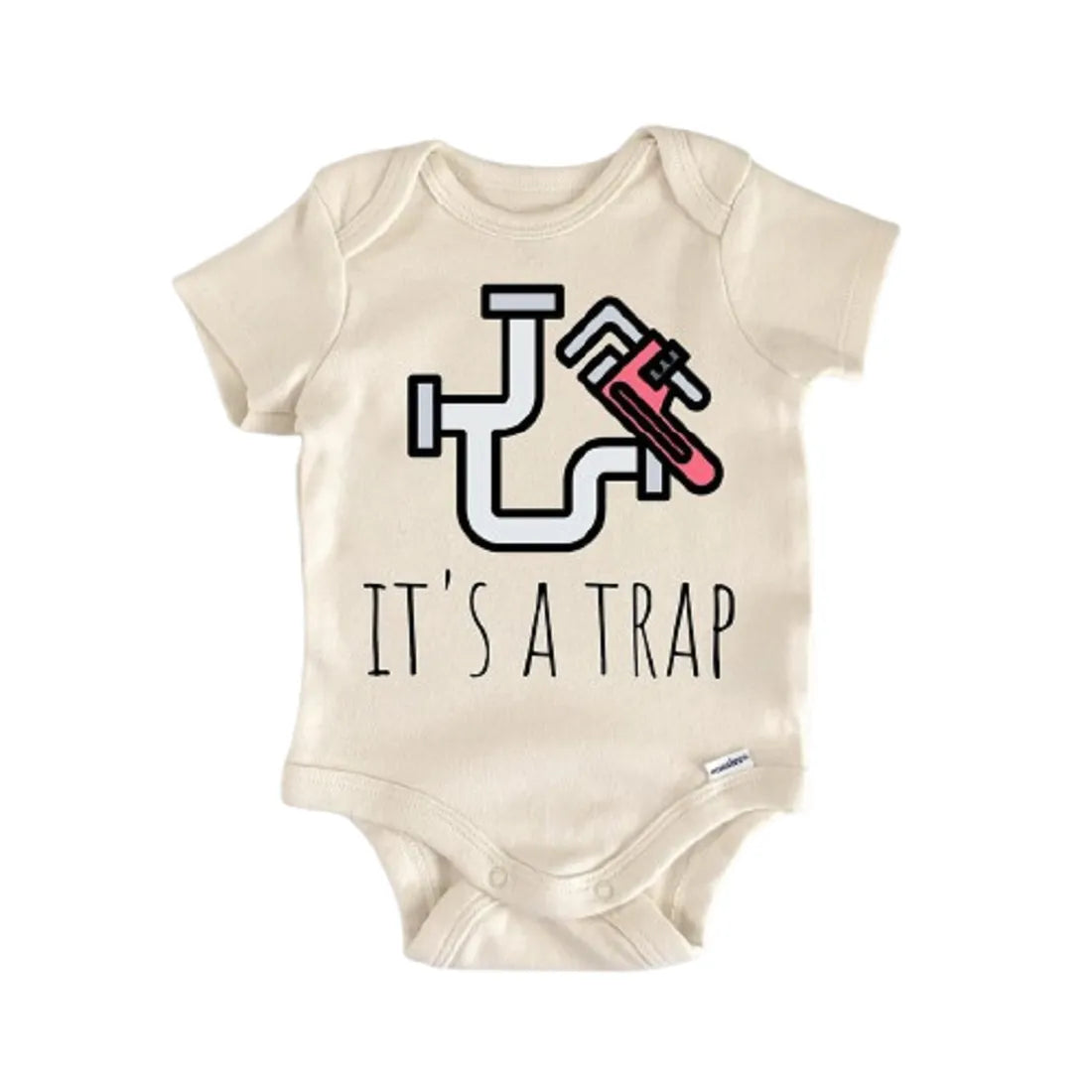Plumber Plumbing Trap Newborn Baby Onesie® Onesie®