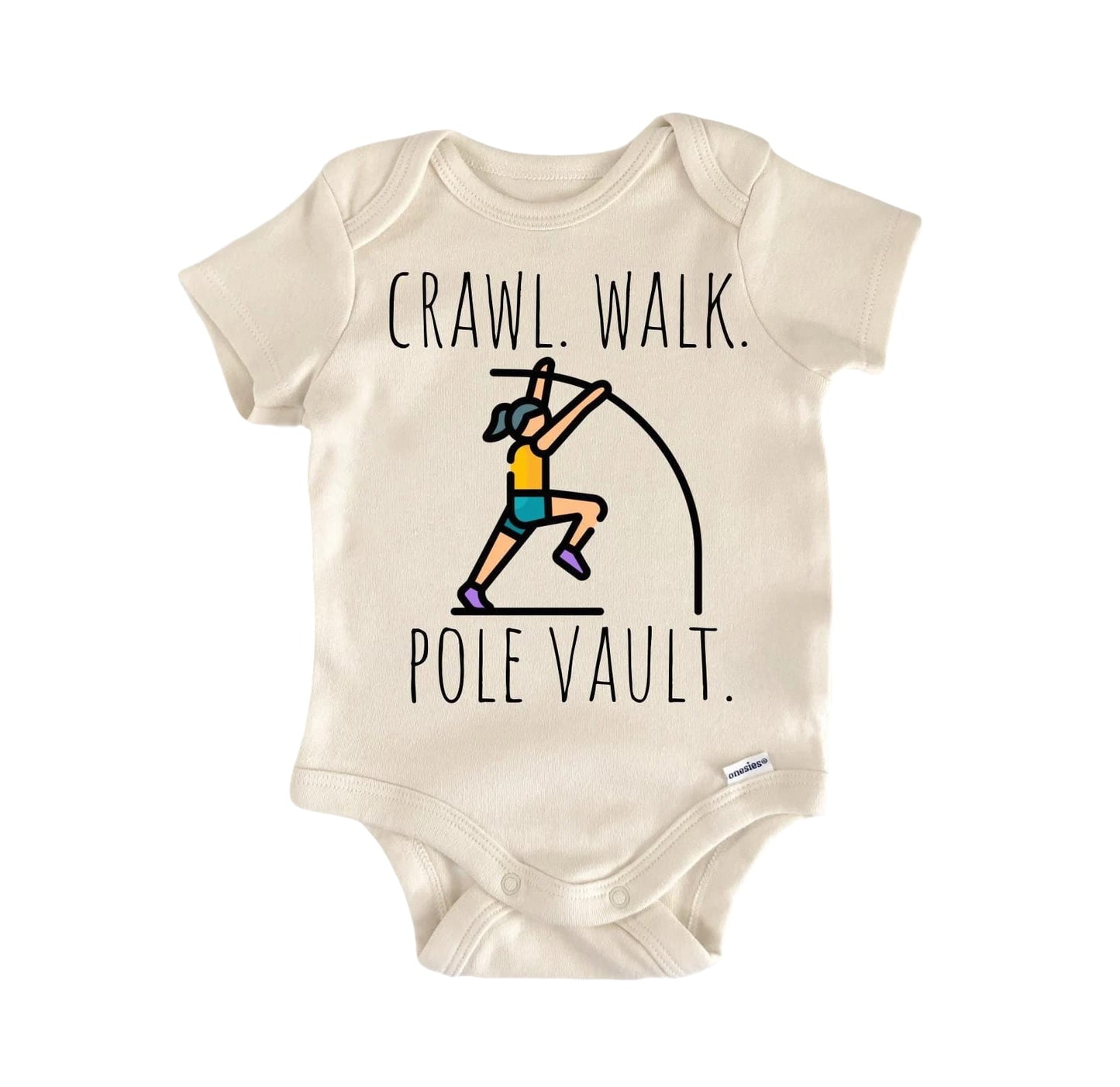 Pole Vault Track Field Newborn Baby Onesie® Onesie®