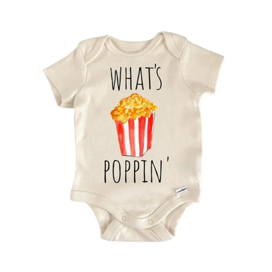 Popcorn Movie Night Newborn Baby Onesie®