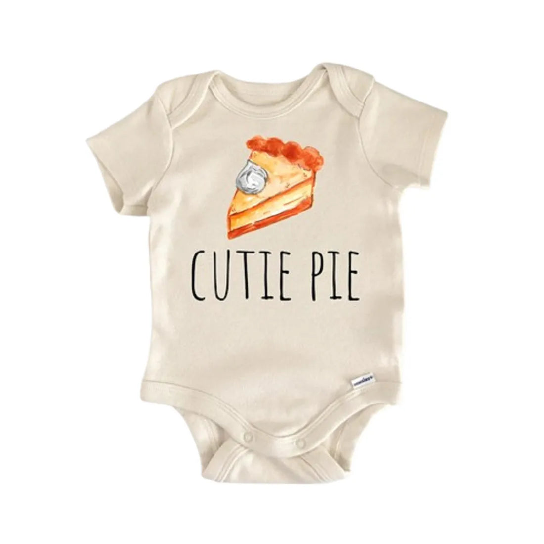 Pumpkin Pie Baking Newborn Baby Onesie® Onesie®
