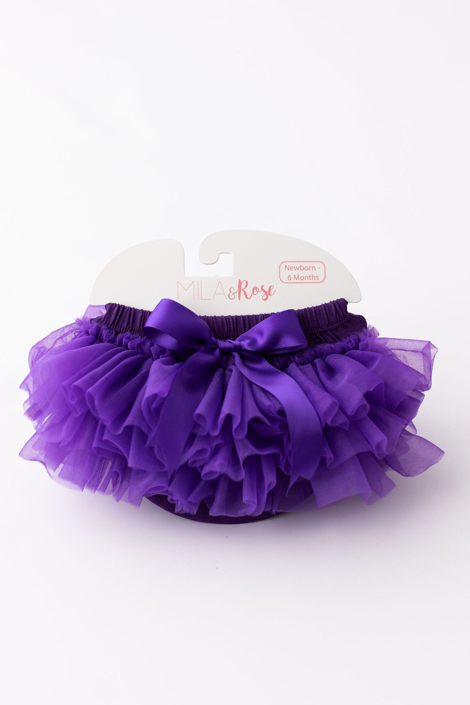 Purple Ruffle Tutu Bloomer - front view