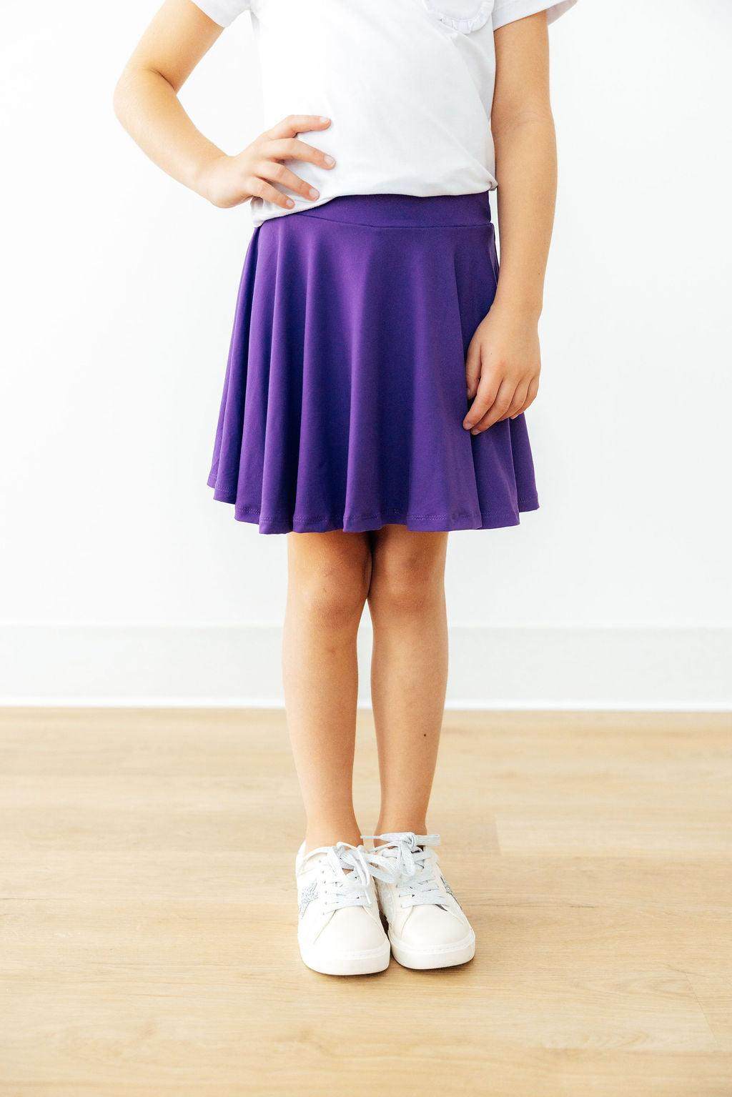 Purple Twirl Skort