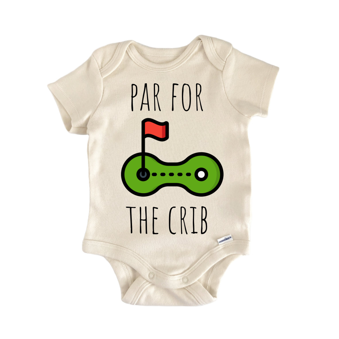 Putt Putt Golf Newborn Baby Onesie® Onesie®