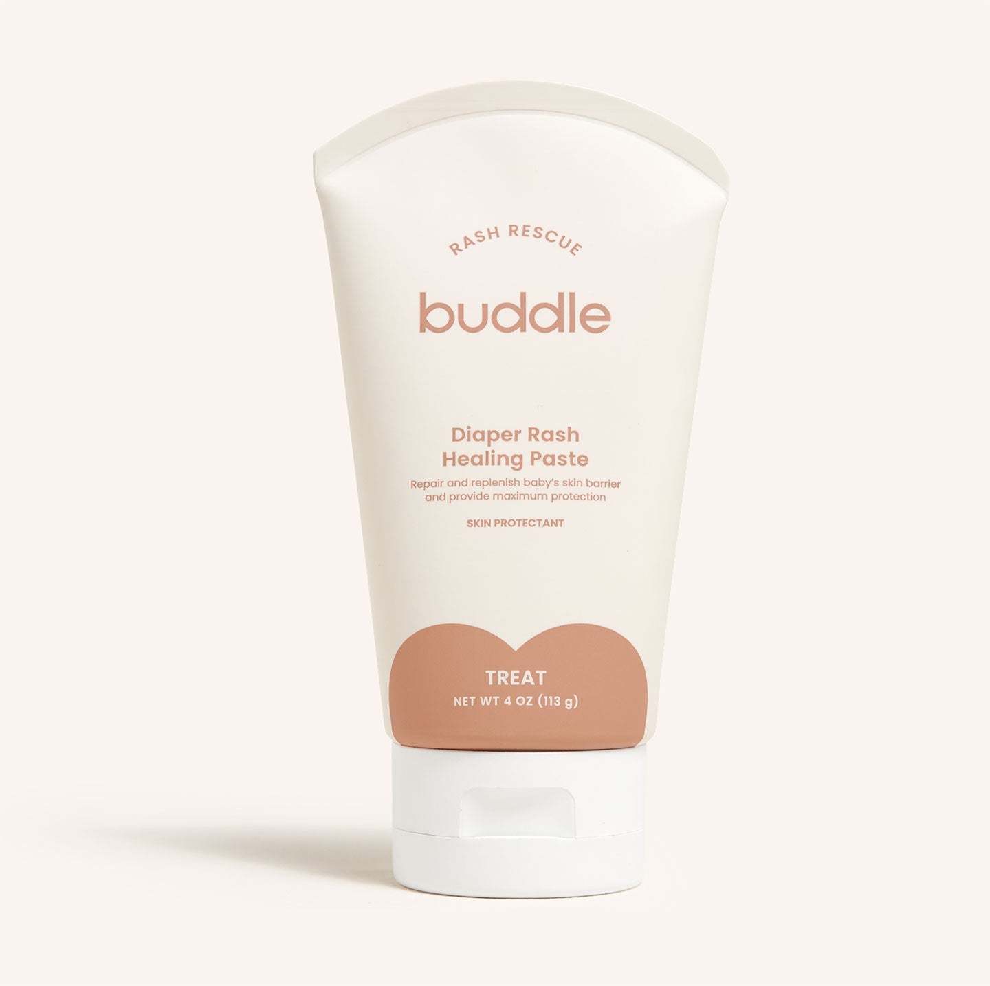 Buddle Rash Rescue diaper rash healing paste with zinc oxide for sensitive baby skin protection