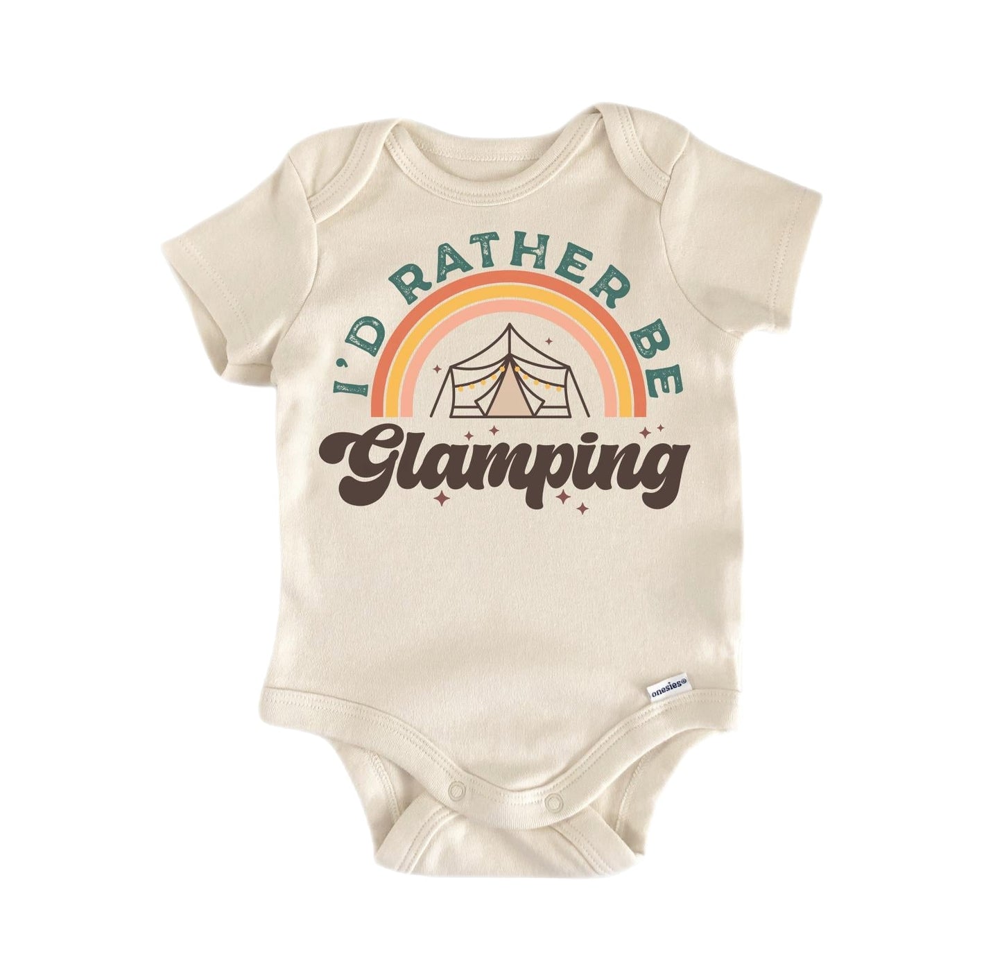 Rather Be Glamping Newborn Baby Onesie® Onesie®