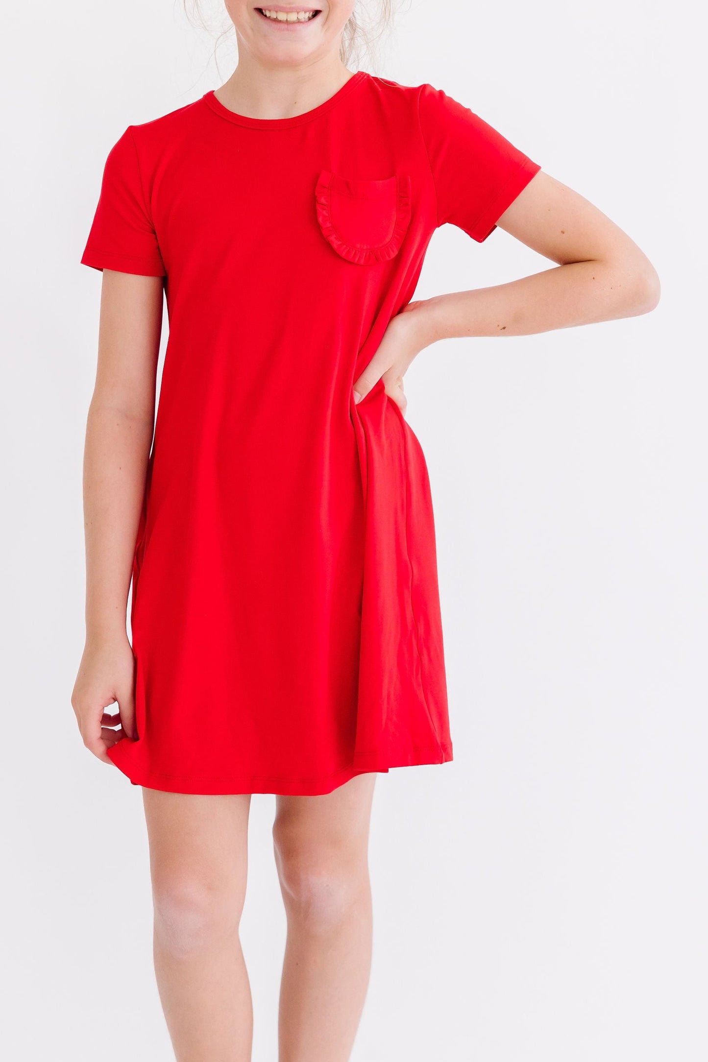 Red T-Shirt Dress