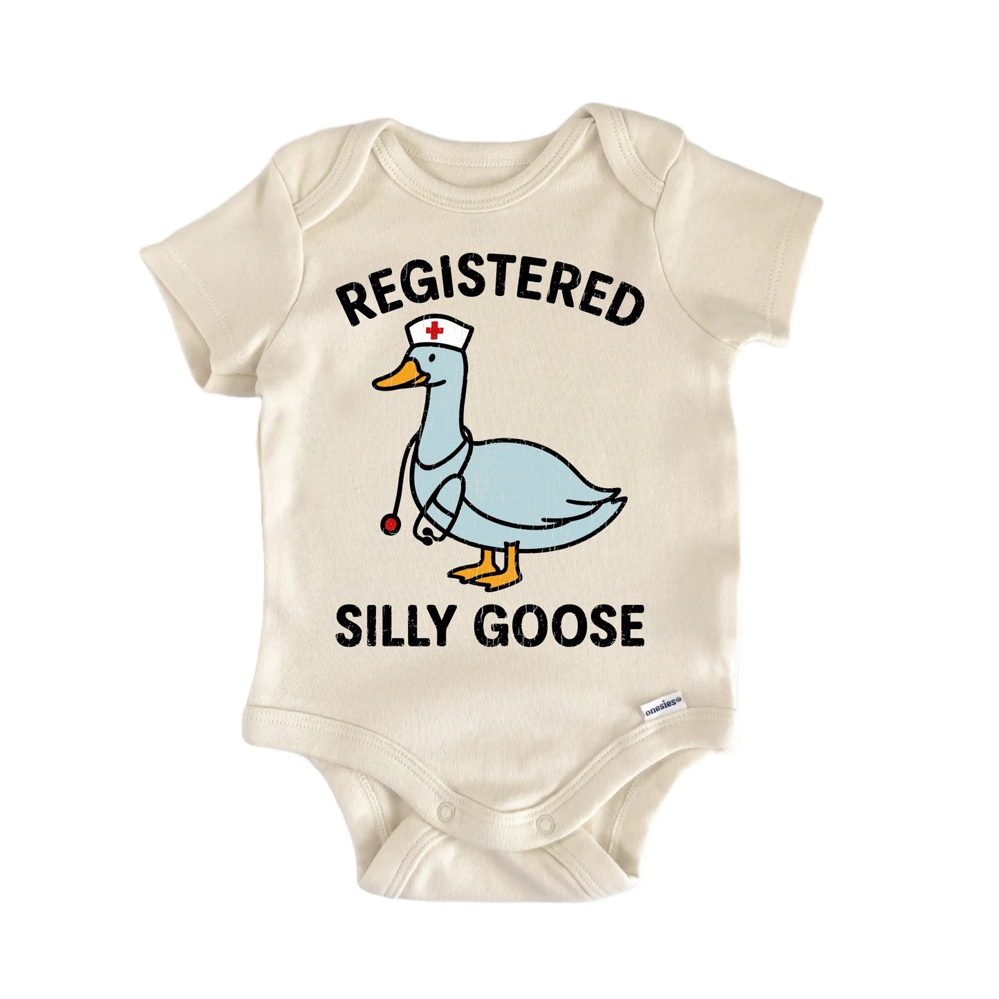 Registered Nurse Rn Silly Newborn Baby Onesie® Onesie®
