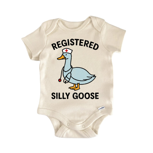 Registered Nurse Rn Silly Newborn Baby Onesie®