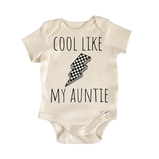 Retro Aunt Lightning Newborn Baby Onesie®