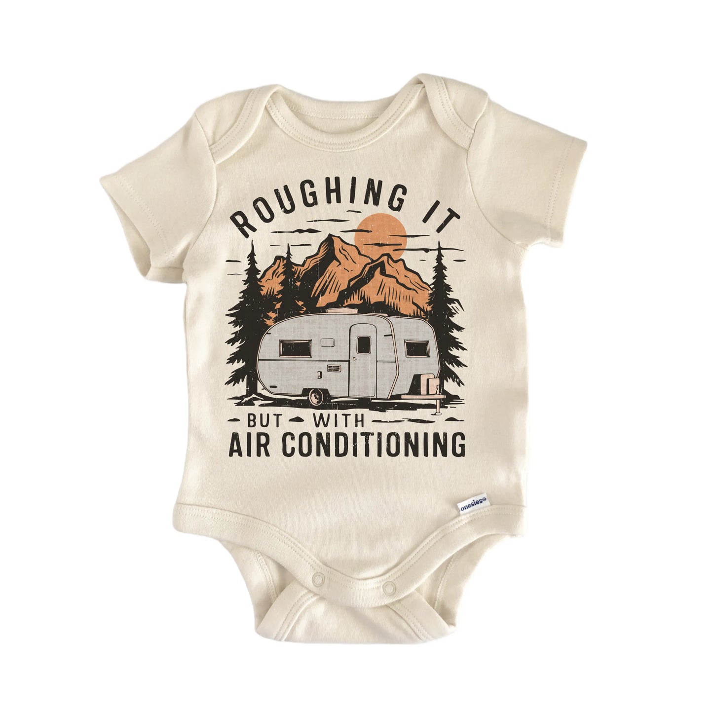 Roughing Camper Glamper Newborn Baby Onesie® Onesie®