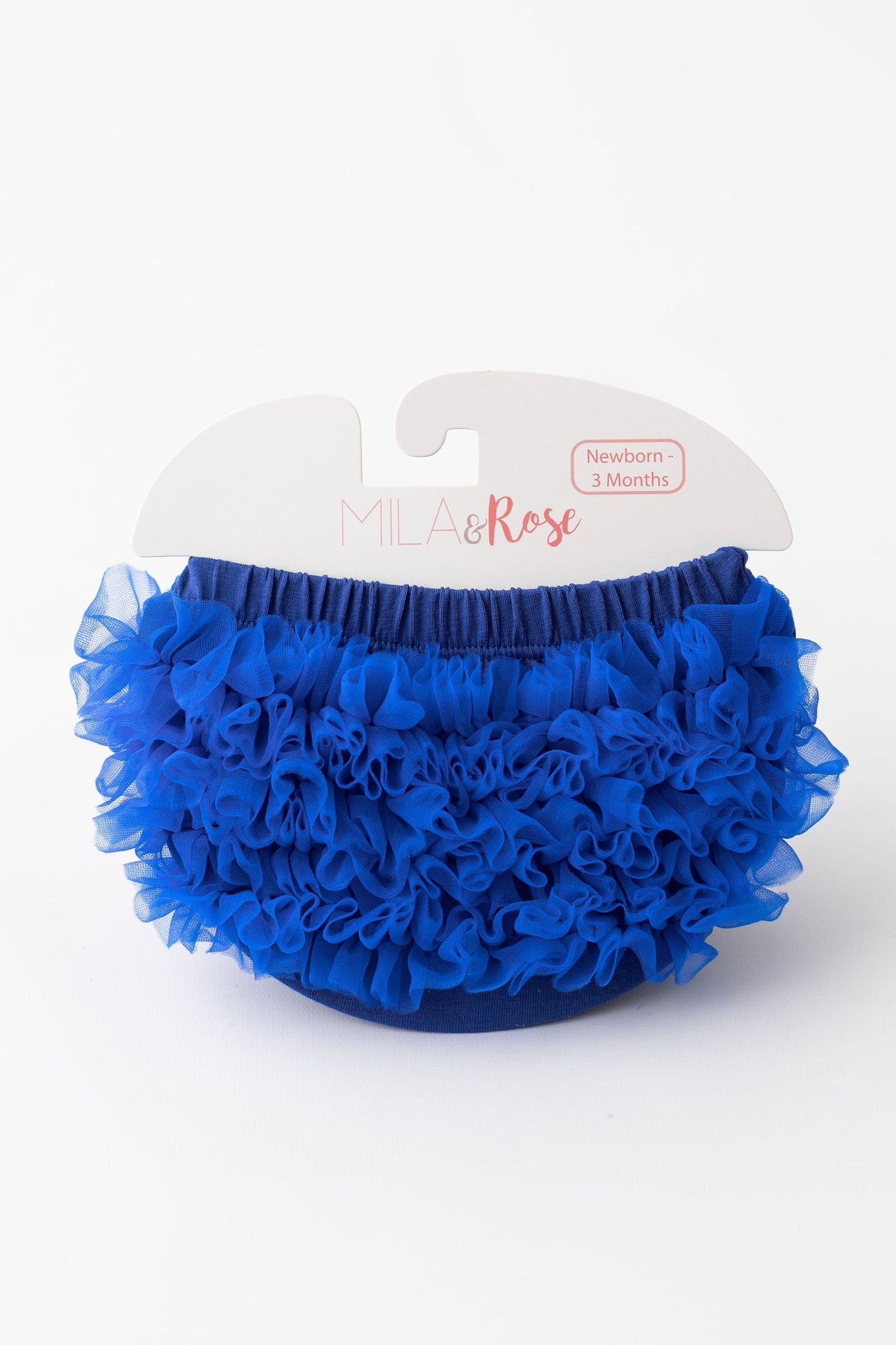 Royal Blue Ruffle Bum Bloomer Ruffle Bloomer - front view