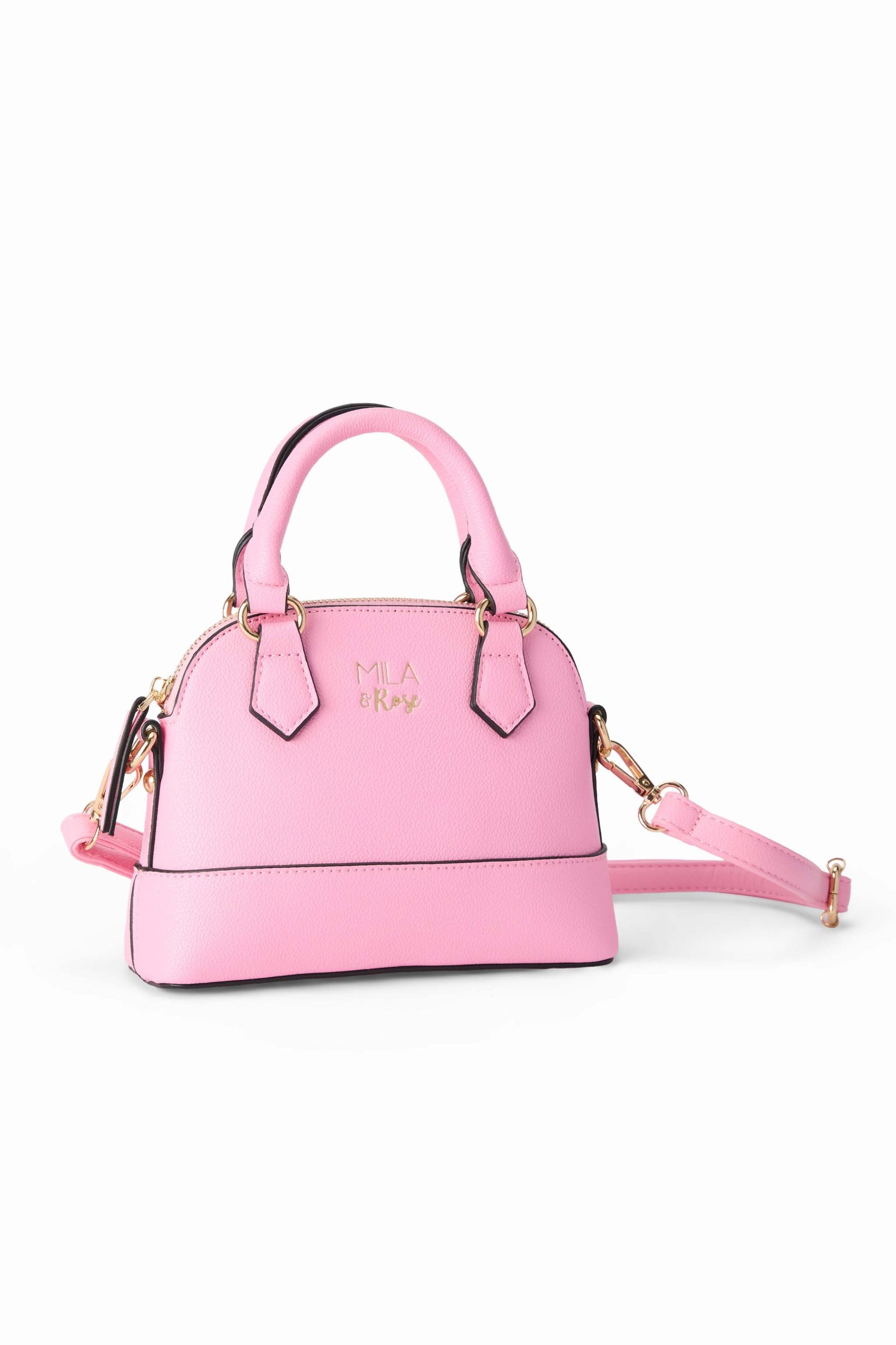 Bubblegum Pink Girl's Crossbody Purse back view