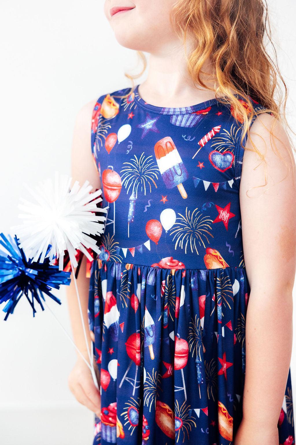 You Look Like the 4th of July Tank Twirl Dress