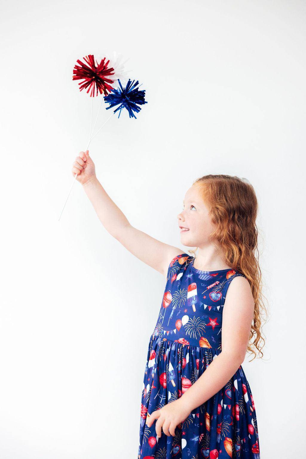 You Look Like the 4th of July Tank Twirl Dress