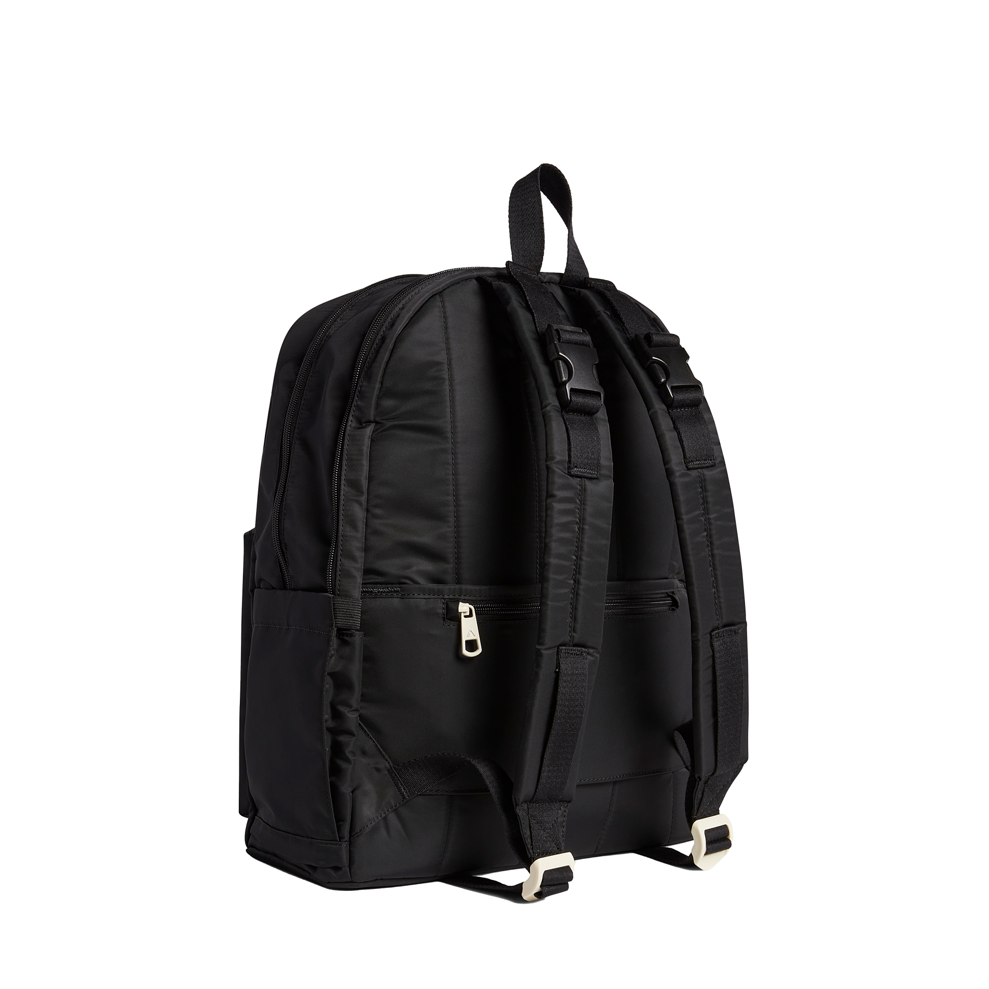 Lorimer Diaper Bag in Black, hardware detail
