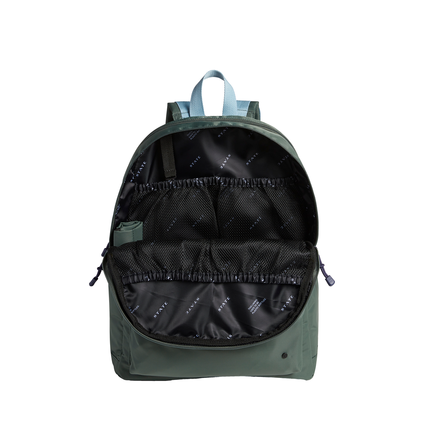 Lorimer Diaper Bag in Olive, on stroller