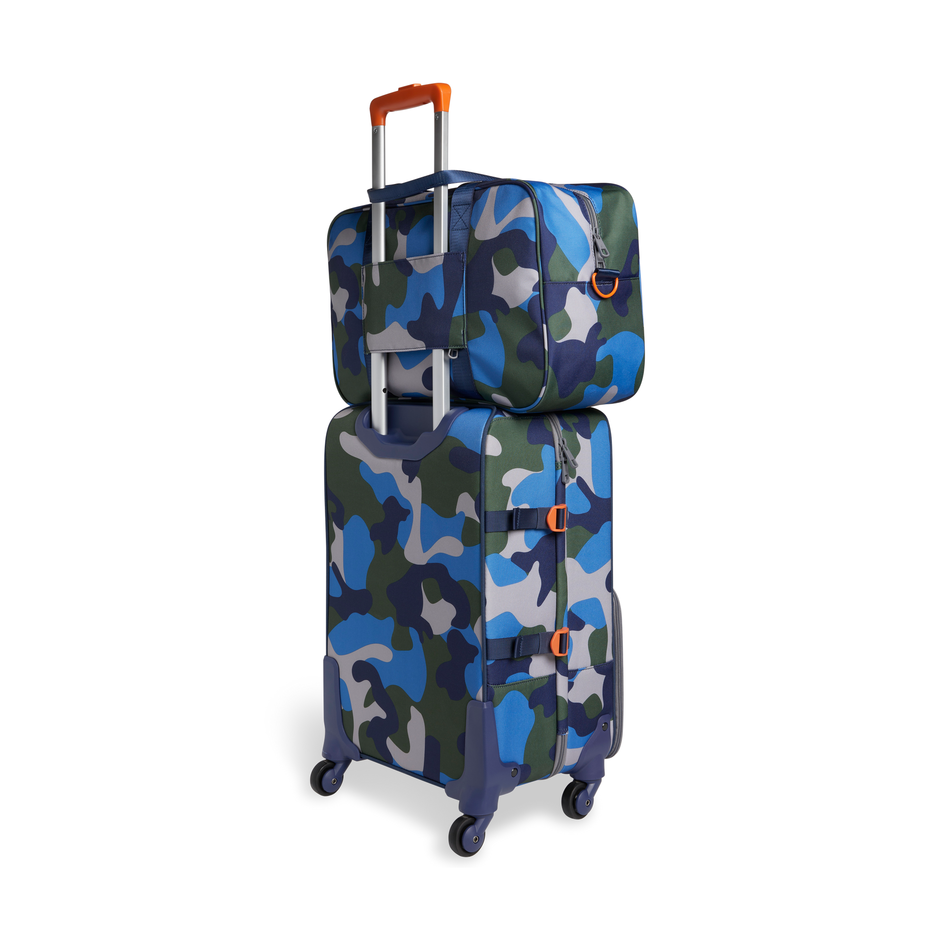 Rockaway Duffle in Sunset, print close-up