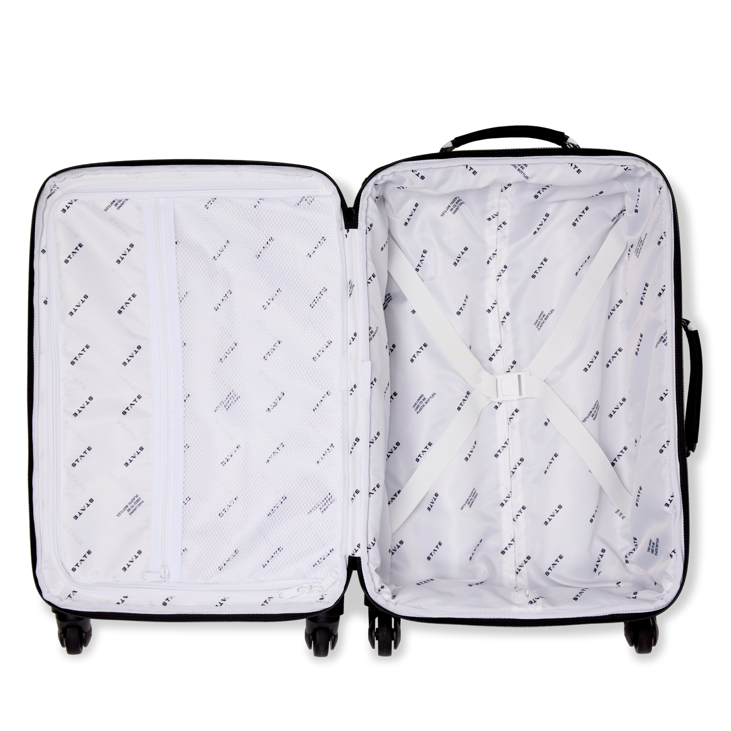 Logan Carry-On Suitcase in Bolt, back view