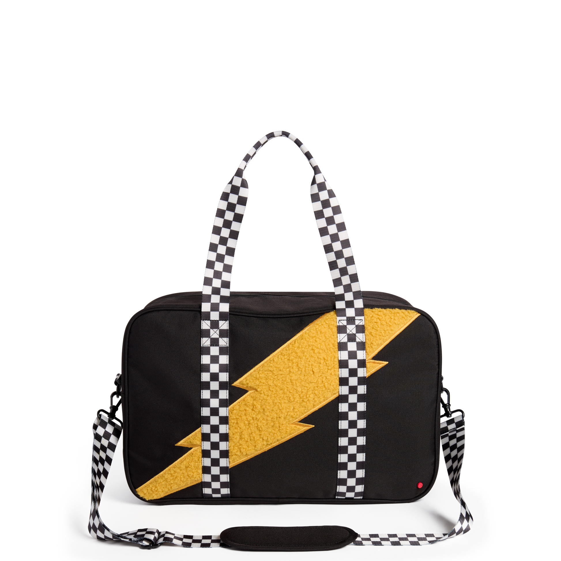 Rockaway Duffle in Fuzzy Bolt, front view