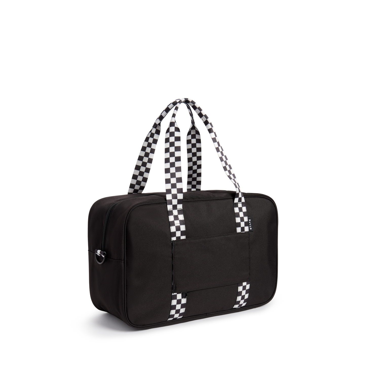Rockaway Duffle in Fuzzy Bolt, side detail