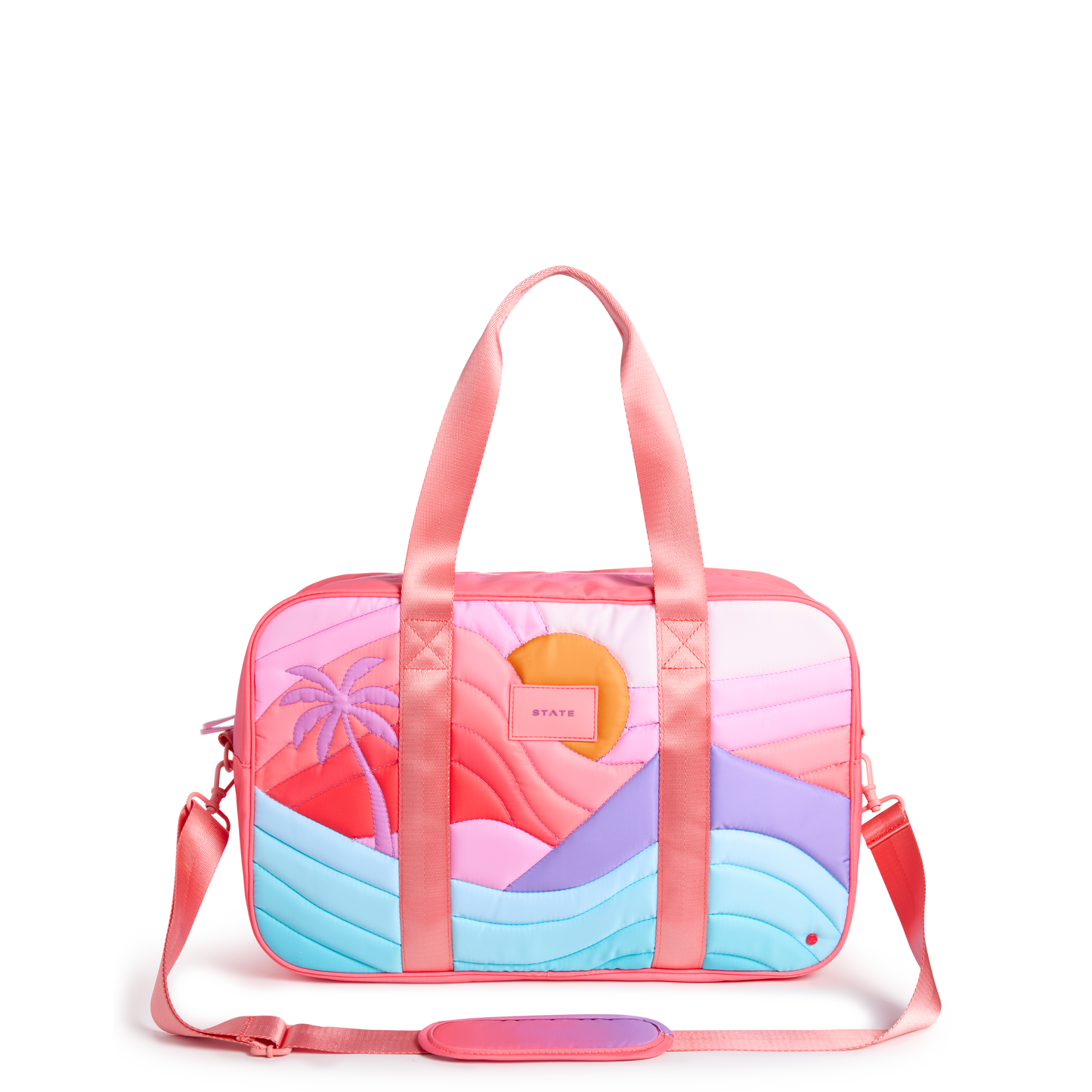 Rockaway Duffle in Sunset, front view