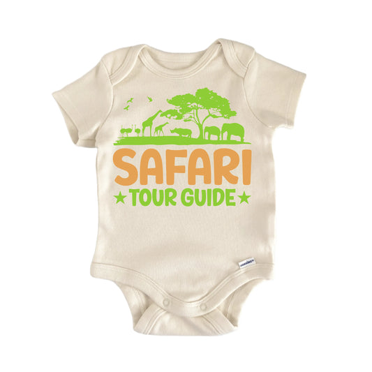 Safari Tour Guide Africa Newborn Baby Onesie®