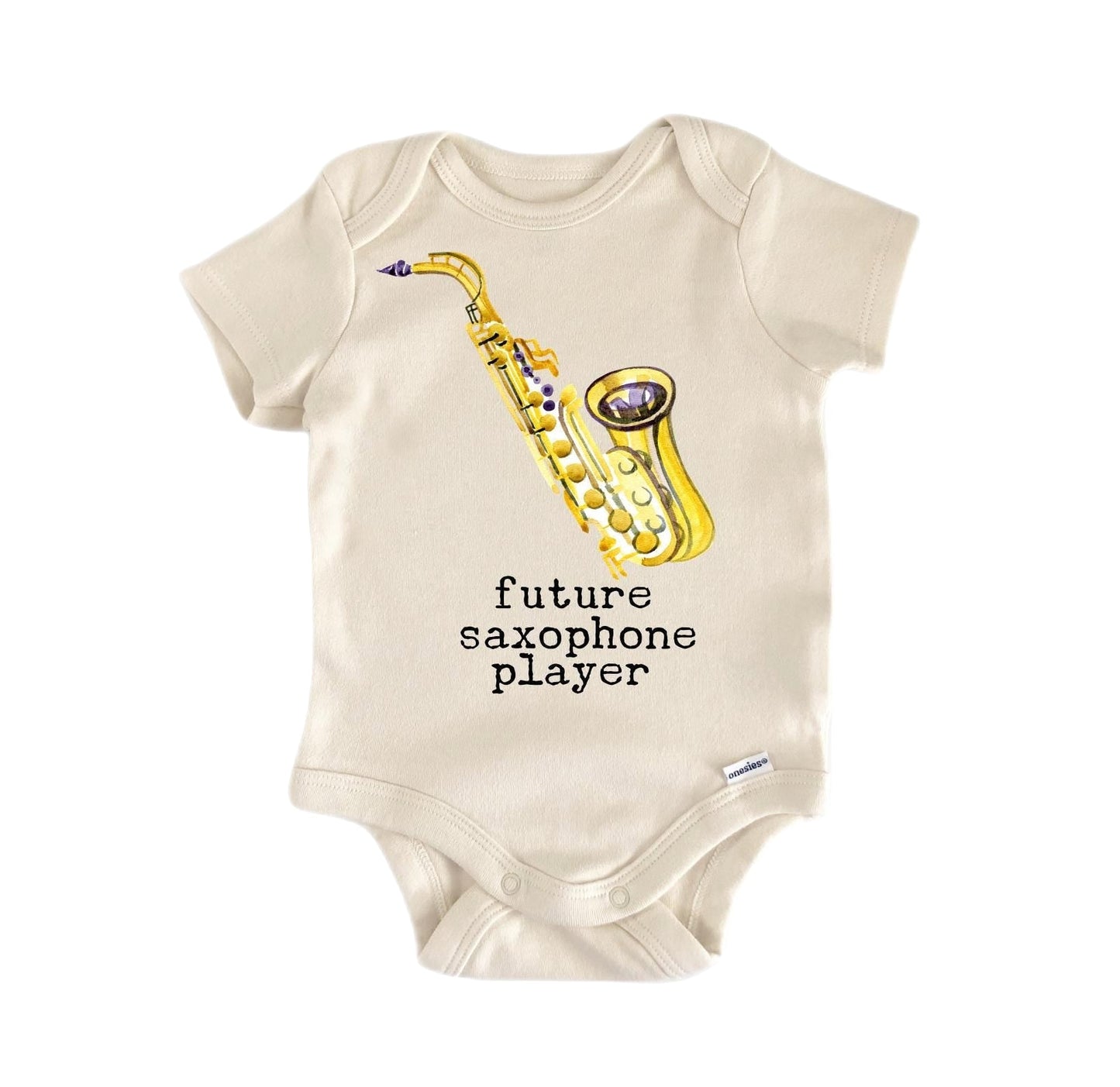 Saxophone Sax Newborn Baby Onesie® Onesie®